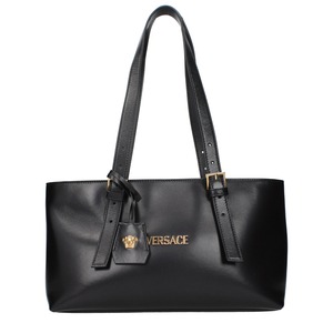 VERSACE ヴェルサーチ レディース ショルダーバッグ レザー ブラック