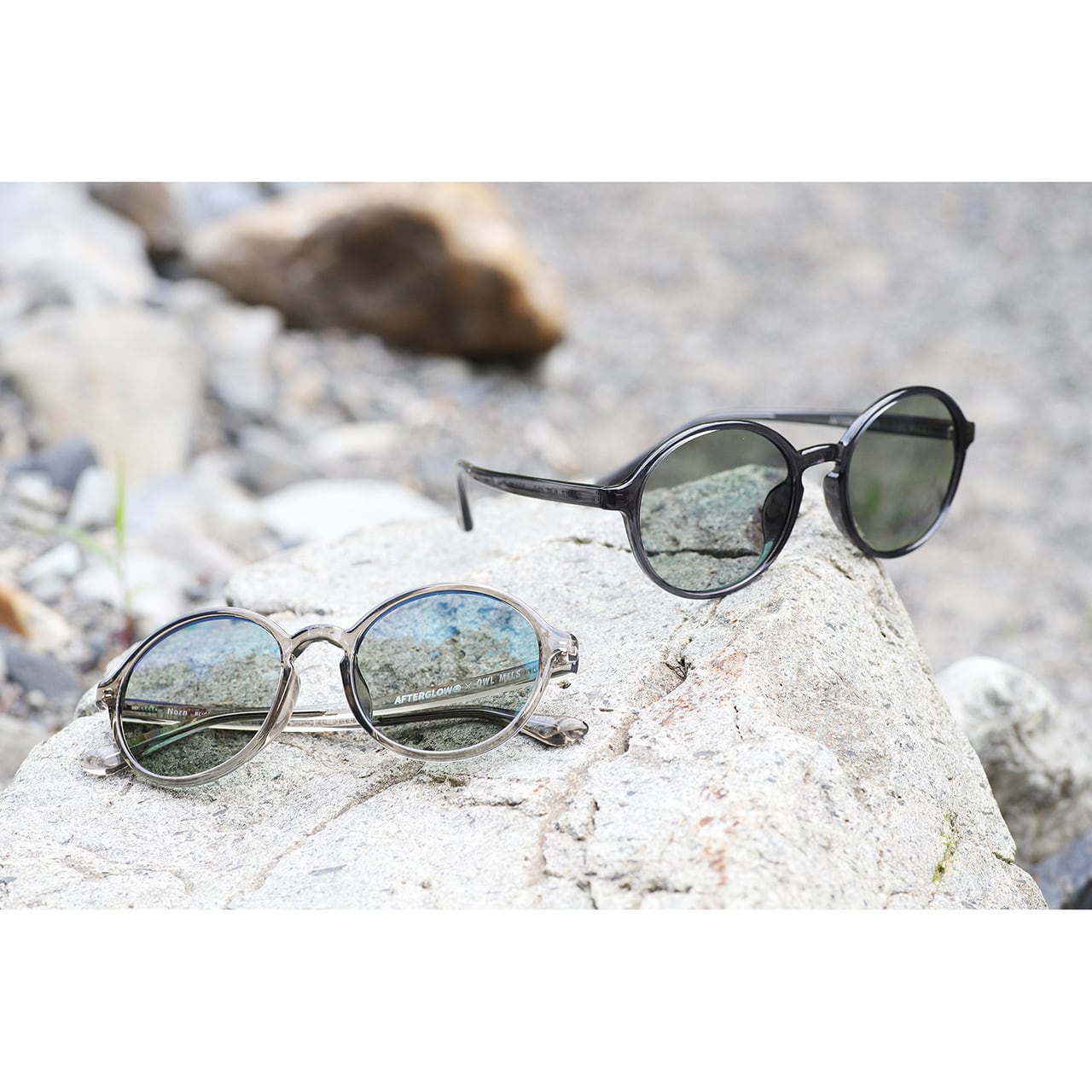 OWL MILS クロノス サングラス AFTERGLOW × OWL MILS Norn+MILS LENS BRIGHT(フィッシング用偏光