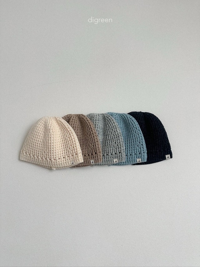 【予約】digreen Eyelet beanie