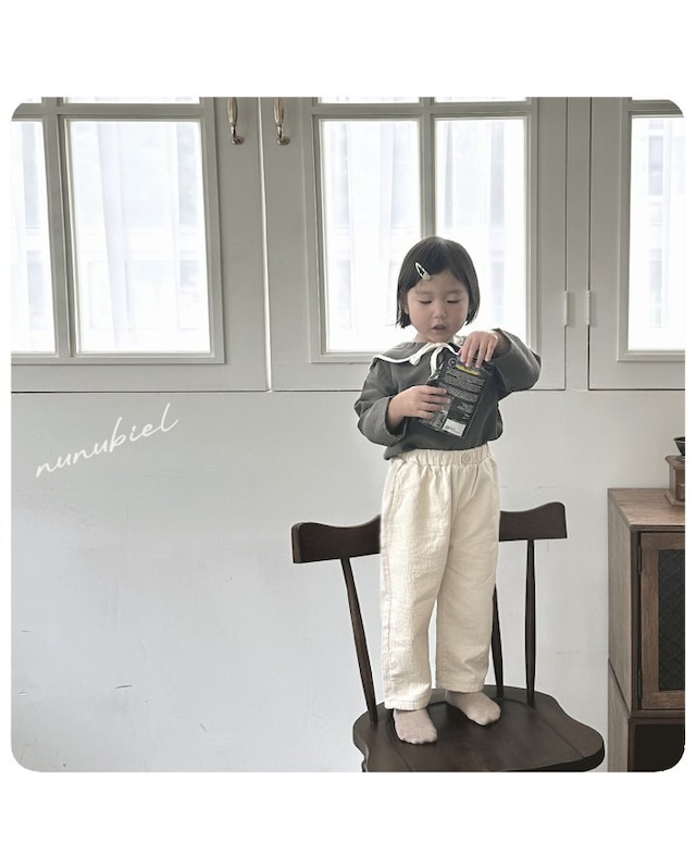 【 即納 】2025 秋新作 nunubiel ヌヌビエル ビビブラウス baby&kids