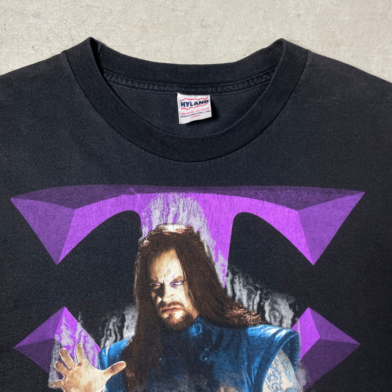90年代 WWF プロレス The Undertaker プリント Tシャツ メンズL 古着 