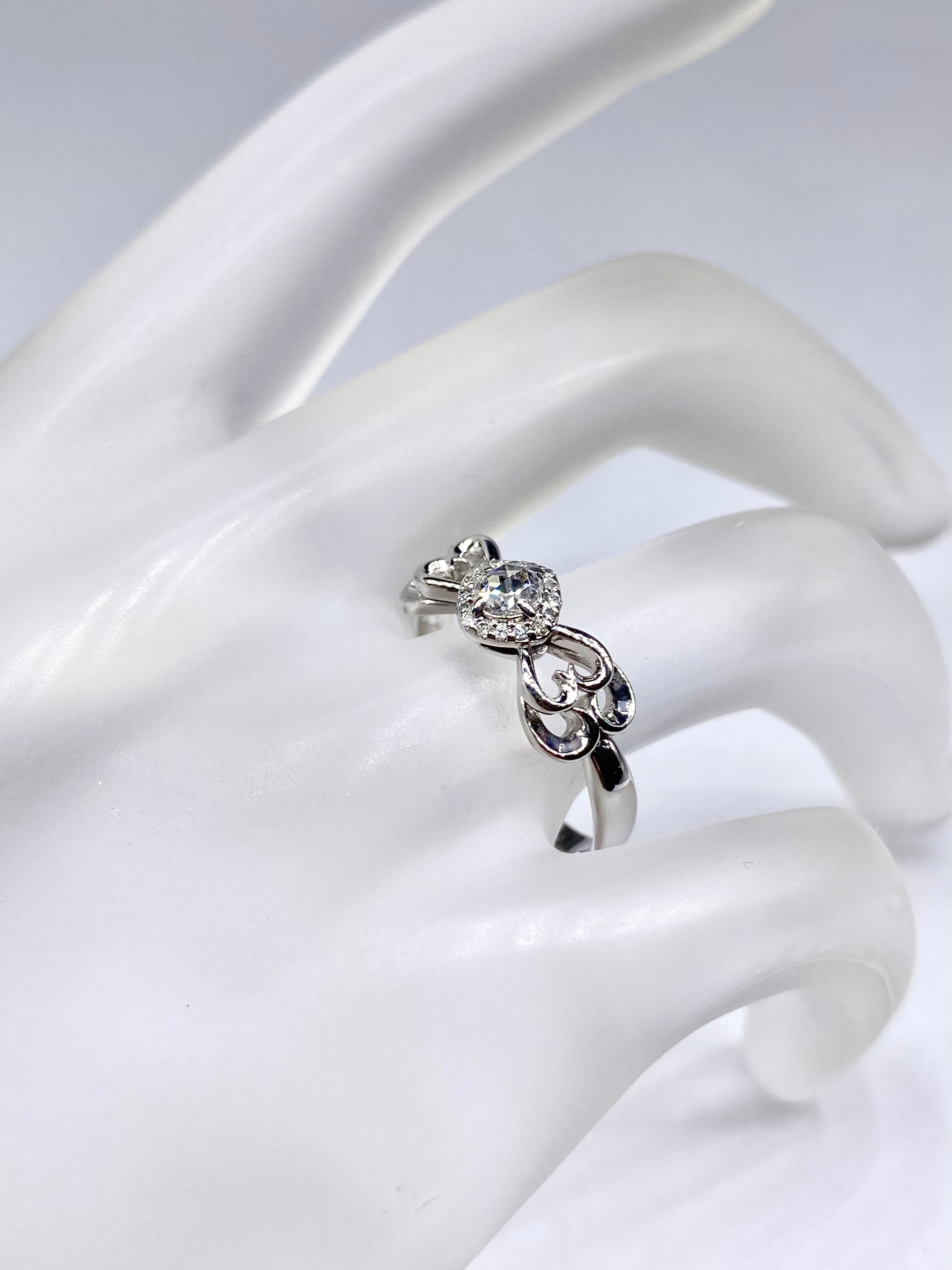 ローズカットダイヤモンド 0.12ct / ダイヤモンド 計0.06ct ローズカットダイヤモンド 0.12ct / ダイヤモンド 計0.06ct