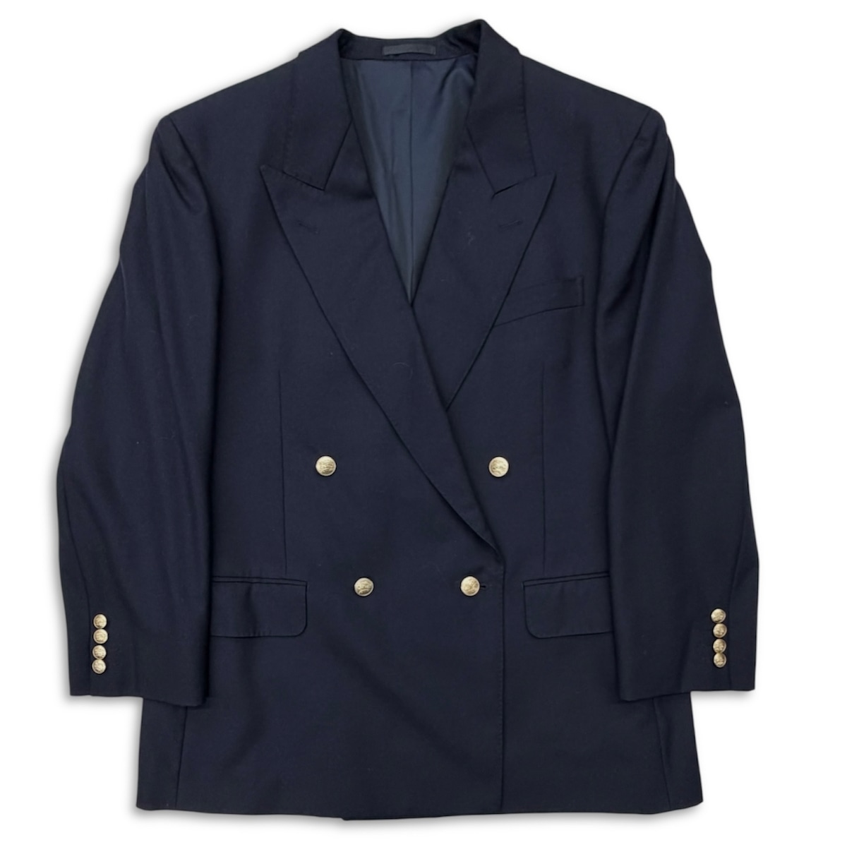 Burberrys】 90s jacket バーバリー テーラードジャケット 紺ブレ 