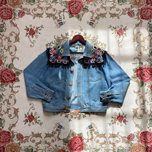 vintage handmade denim jacket