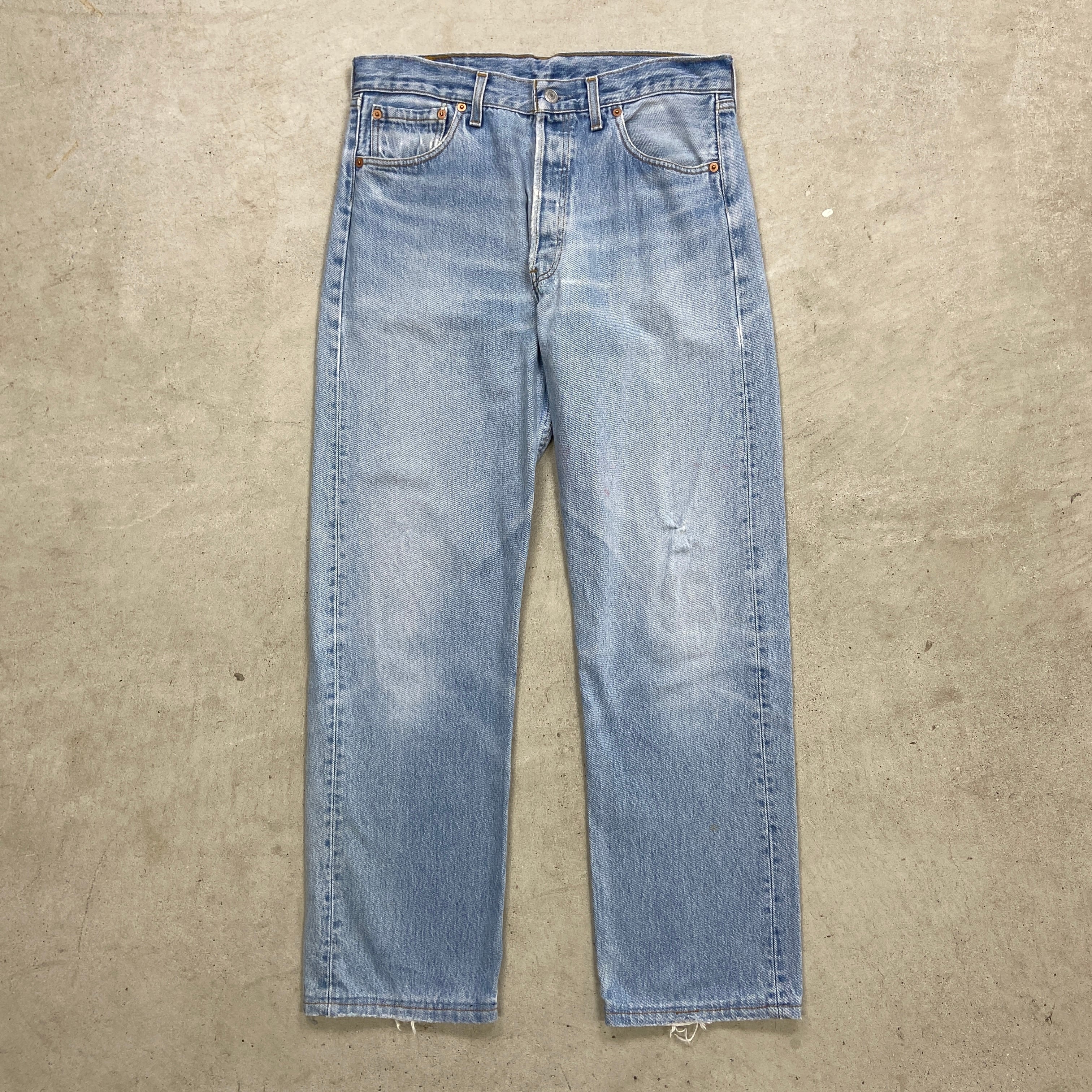 90年代 英国製 Levi's ユーロリーバイス 501 デニムパンツ ストレート