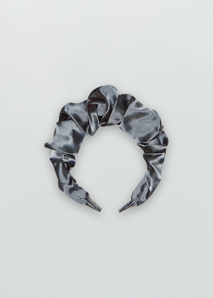 the new society / Headband Satin Silver