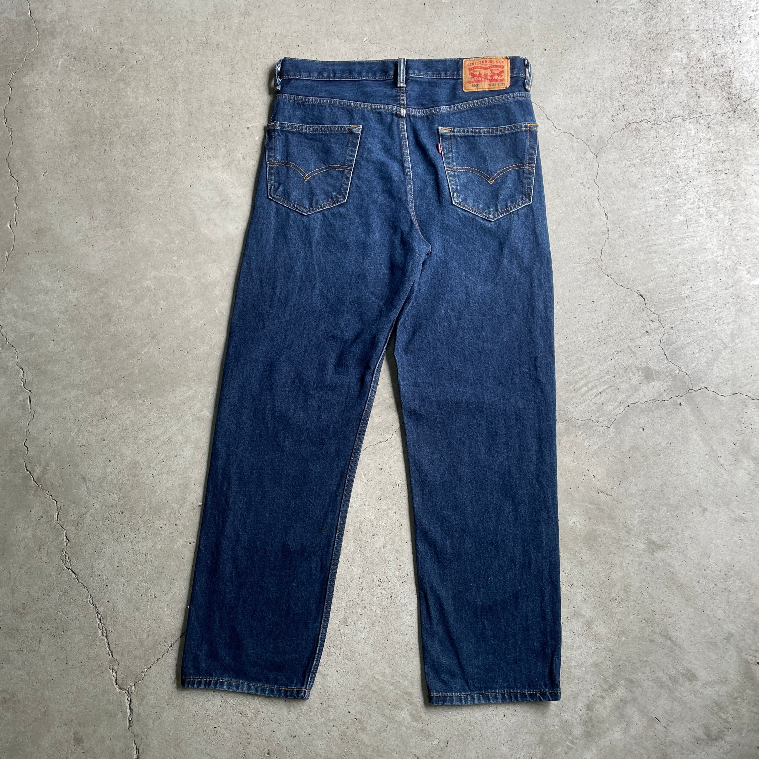 Levi's 501 ダークブルーストレートデニム W34 L32 LEVI'S 501 ダーク