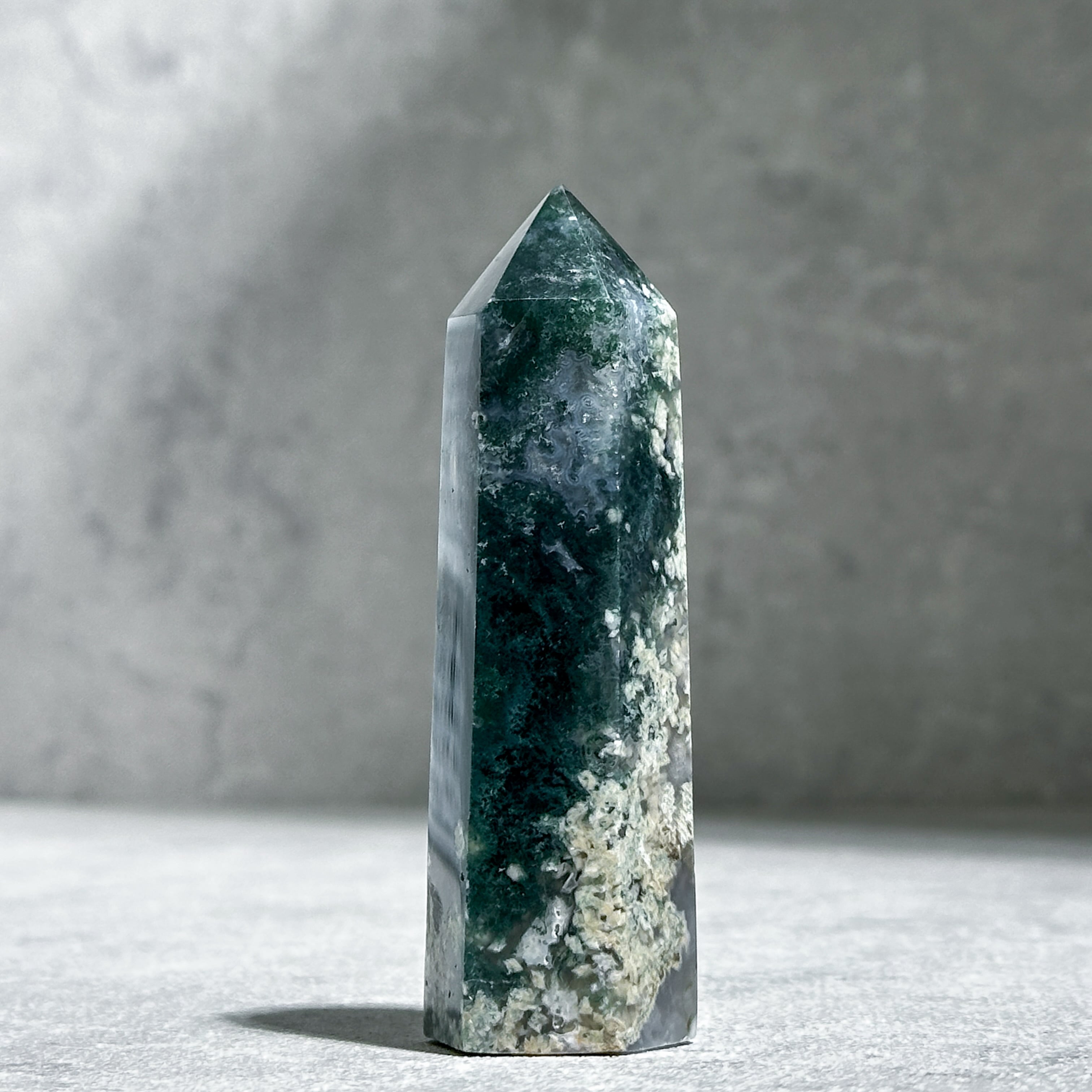 モスアゲート タワー63◇ Moss Agate ◇天然石・鉱物・パワーストーン