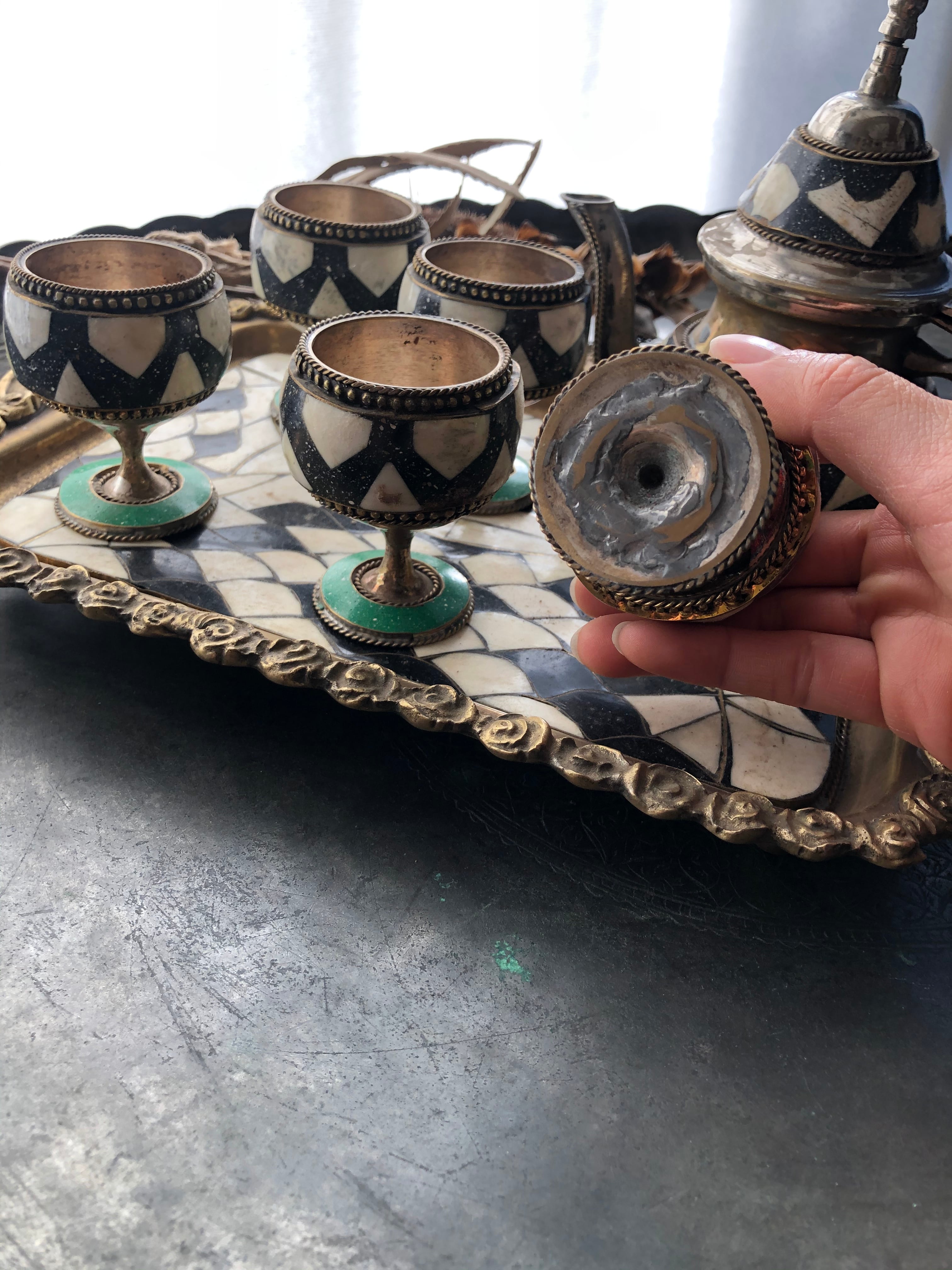 ミントティーセット/ ビンテージ/ モロッコ | ヨーロッパビンテージ