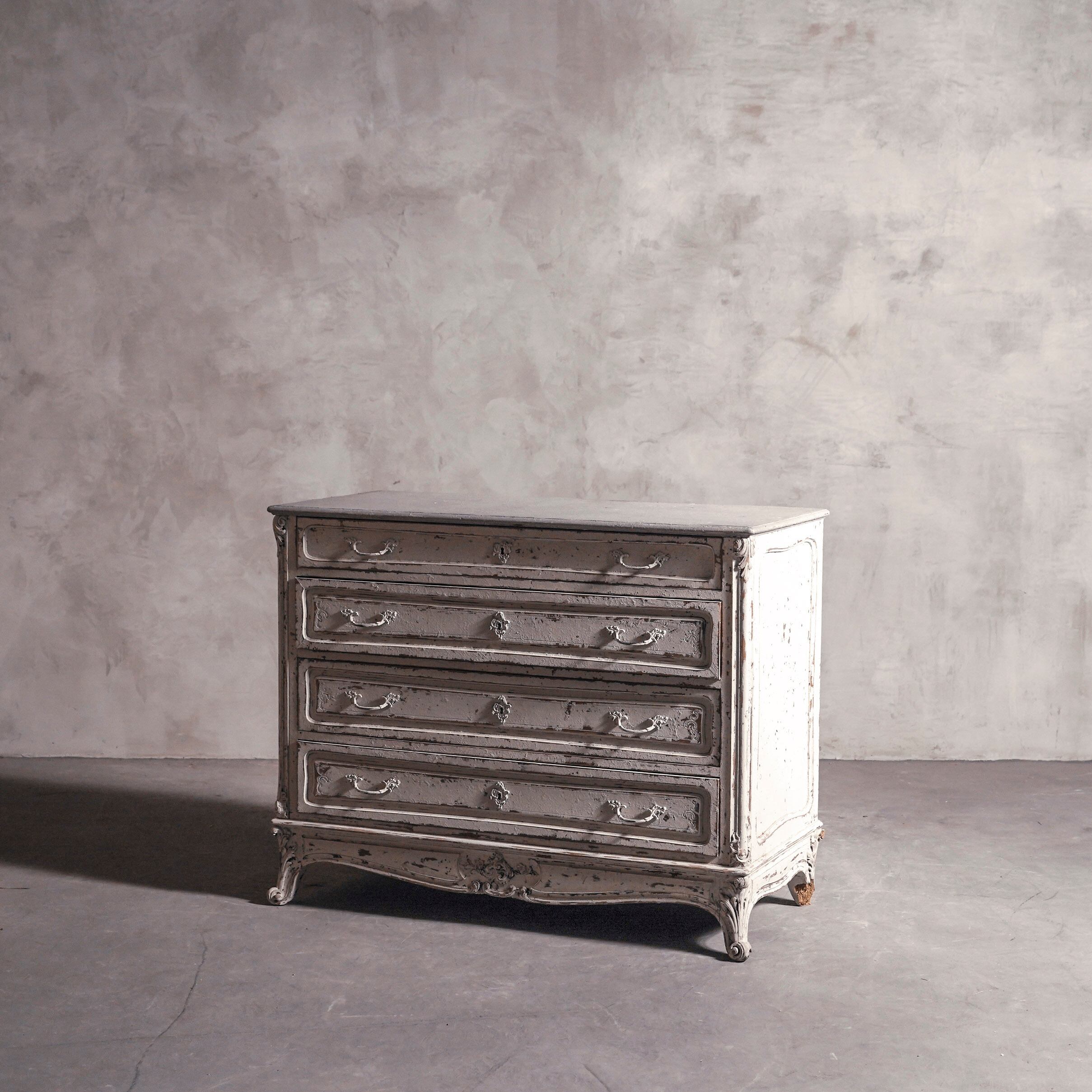 チェスト/アンティークチェスト/フレンチアンティーク/ペイント家具/インテリア/店舗什器/空間装飾