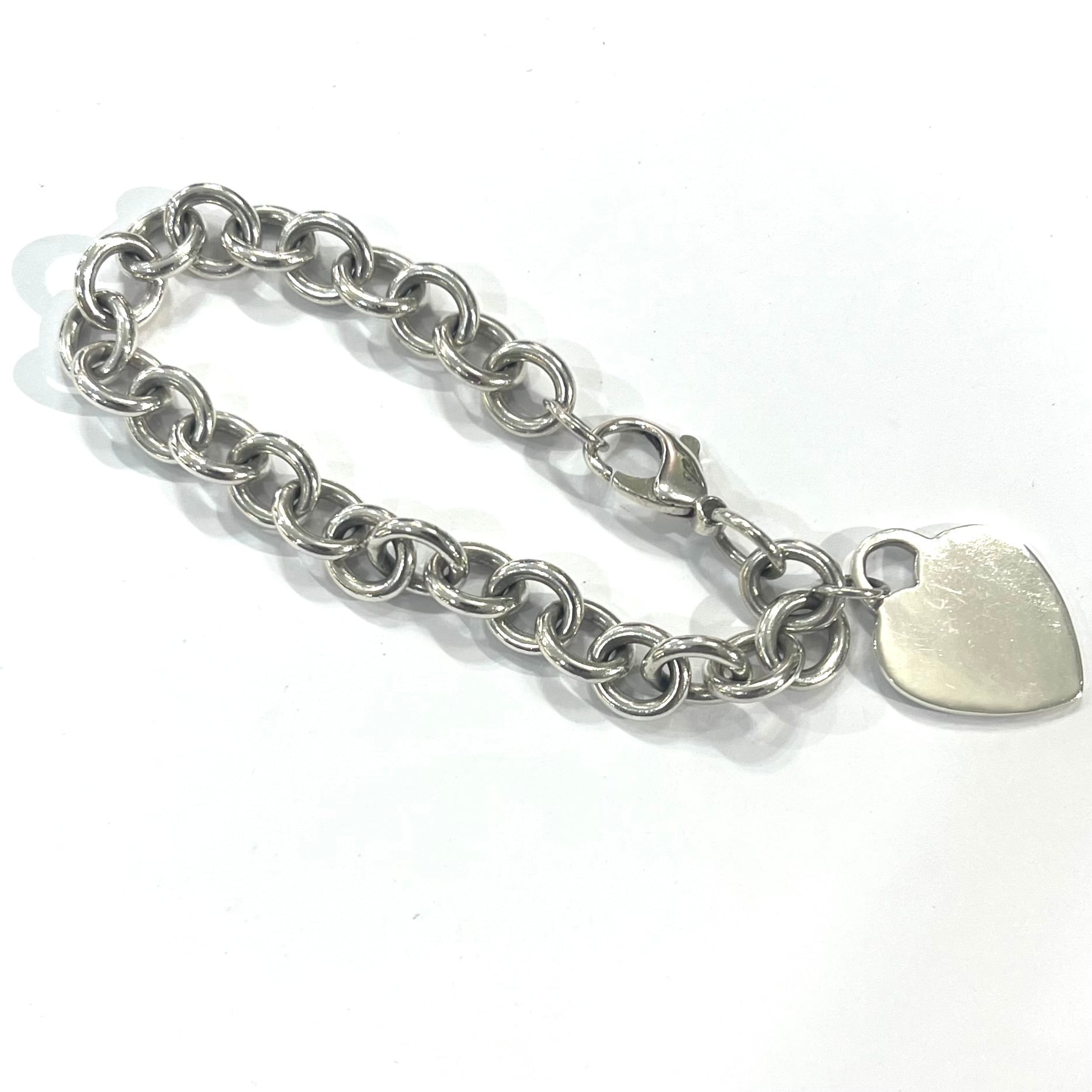 TIFFANY&CO. 】2662 ティファニーハートタグブレスレット シルバー925