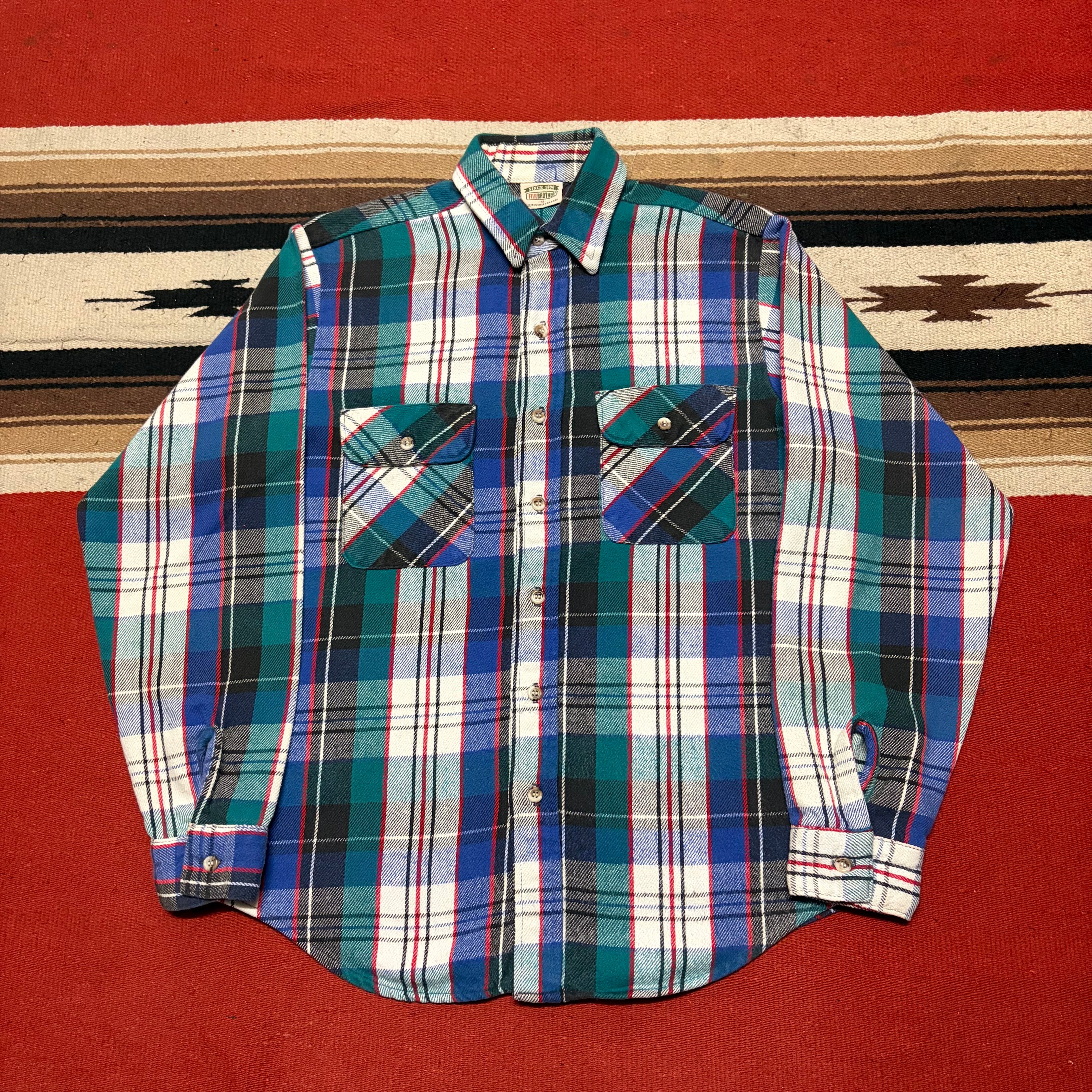 70's BIG MAC Heavy Flannel Shirt SIZE L 70年代 ビッグマック ヘビー
