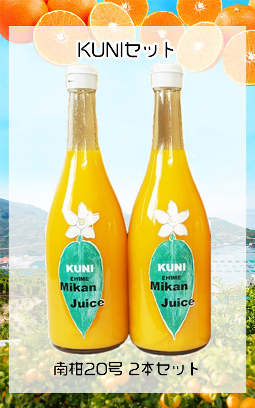 【2本入り】みかんジュース KUNI