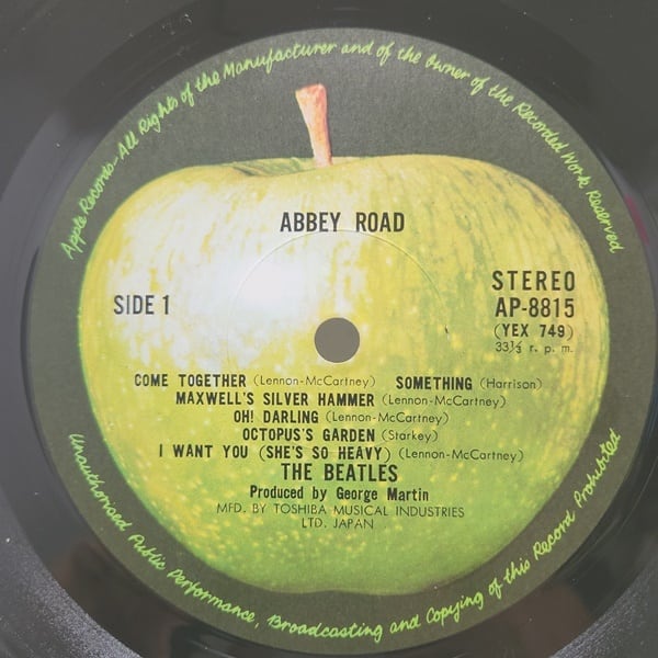 The Beatles / Abbey Road [AP-8815] - 画像3