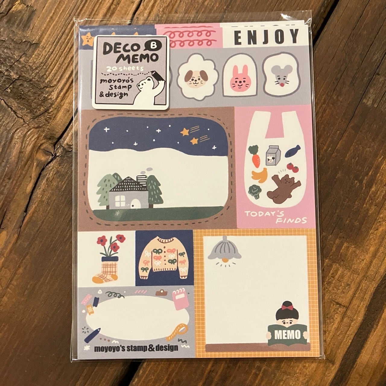 moyoyo's stamp&design MEMO DECO B MY01
