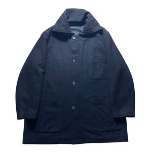 vintage Y’s for men black wool coverall coat