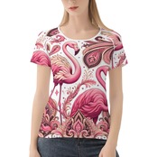Women's All-Over Print T shirt Paisley 4517