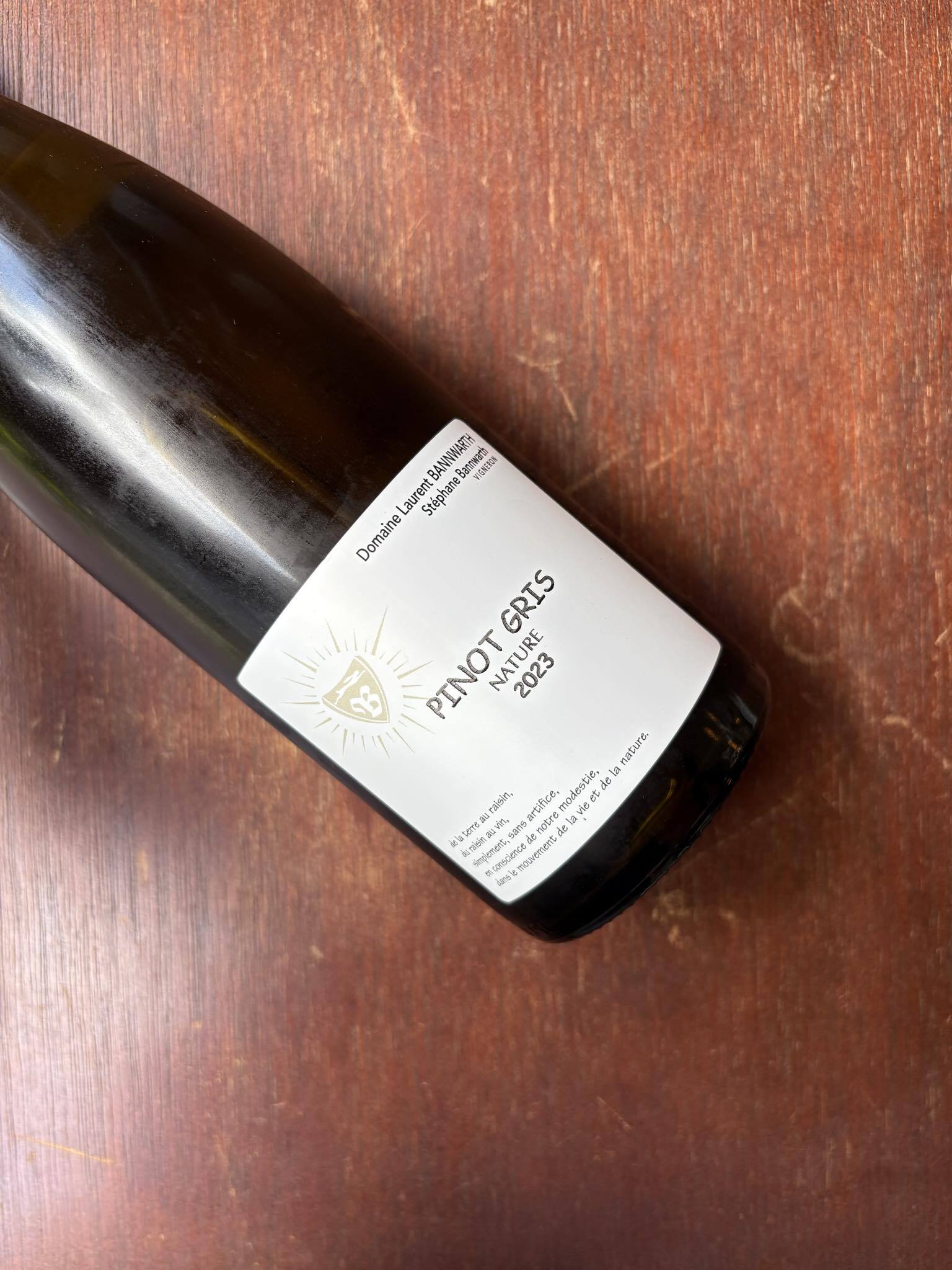 2023 PINOT GRIS NATURE / LAURENT BANNWARTH 【フランス・アルザス】