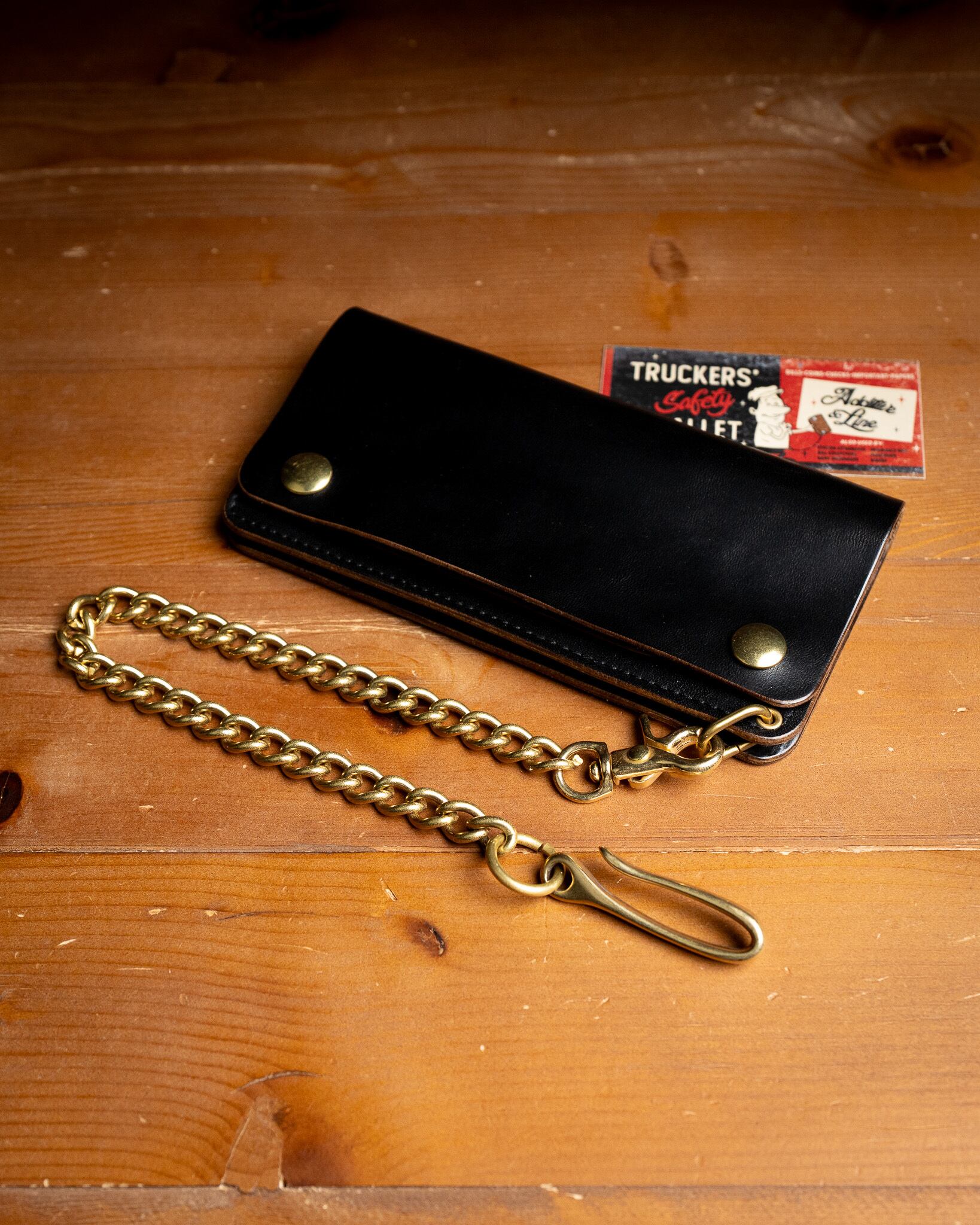 Additive and Line】Wallet Chain Brass Curb Chain WCH-008 新品