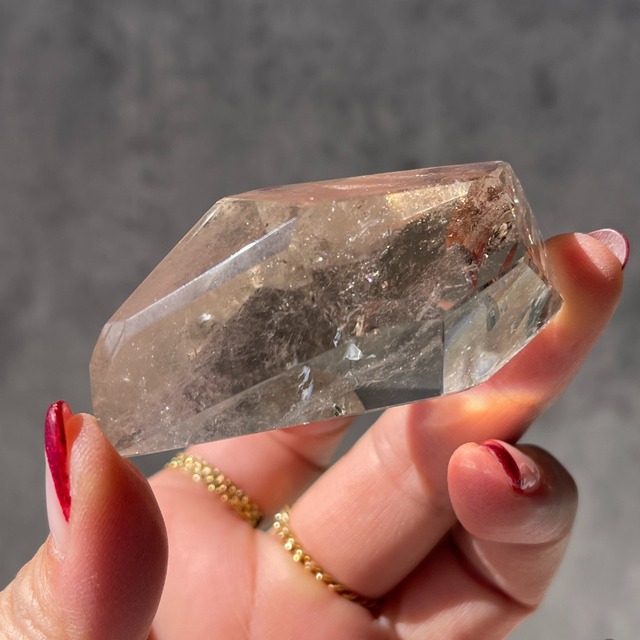 No.５【ブラジル・ミナスジェライス州アラスライ産（非加熱）スモーキーシトリン】フリーフォーム｜鉱物 天然石 パワーストーン