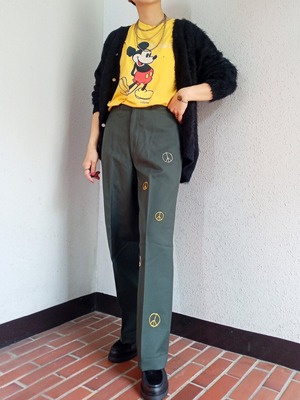 THRIFTY LOOK( MILITARY DRESS PANT HAND EMBROIDERY )