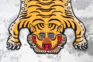 Tibetan Tiger Rug 《Sサイズ•ウール445》チベタンタイガーラグ