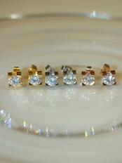 Cubic zirconia pierce