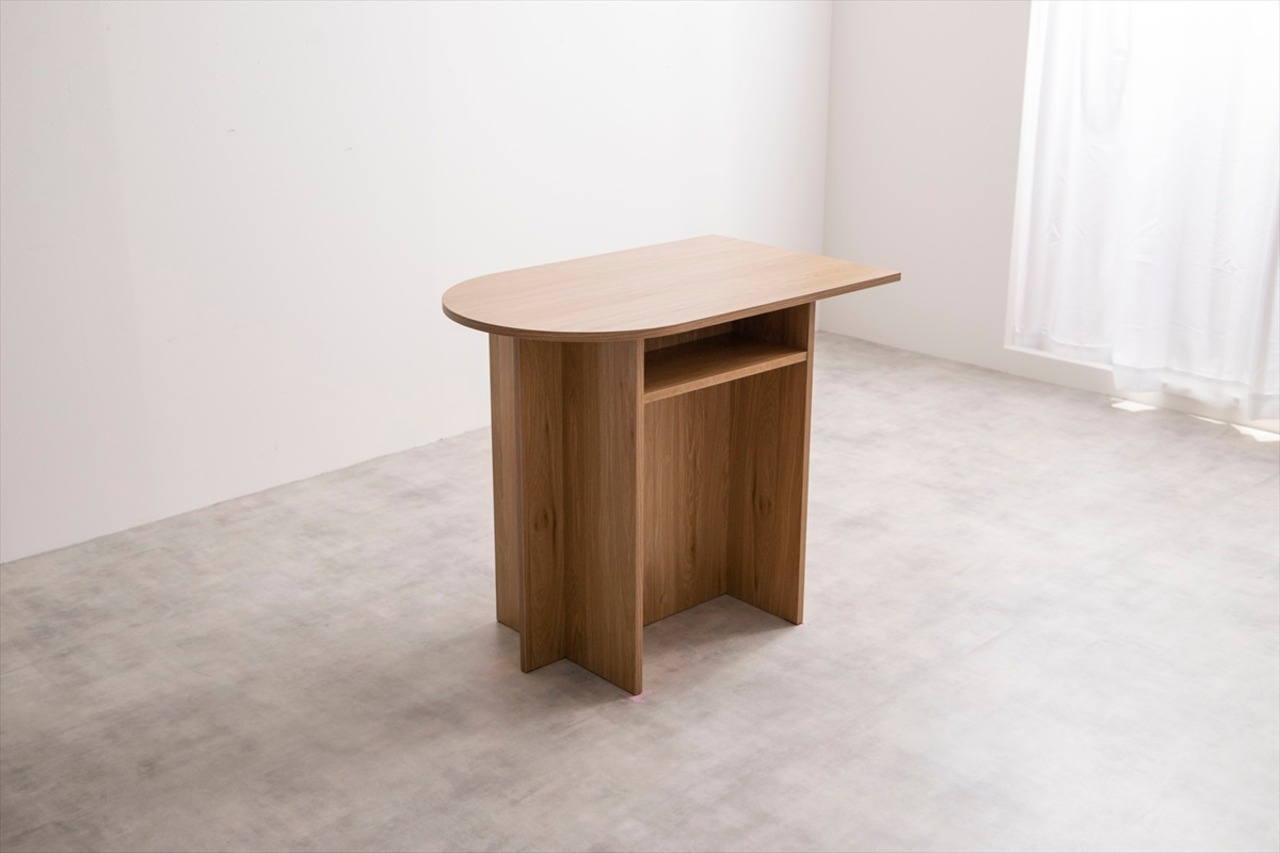 【幅90cm】Luna 棚付きマルチデスク