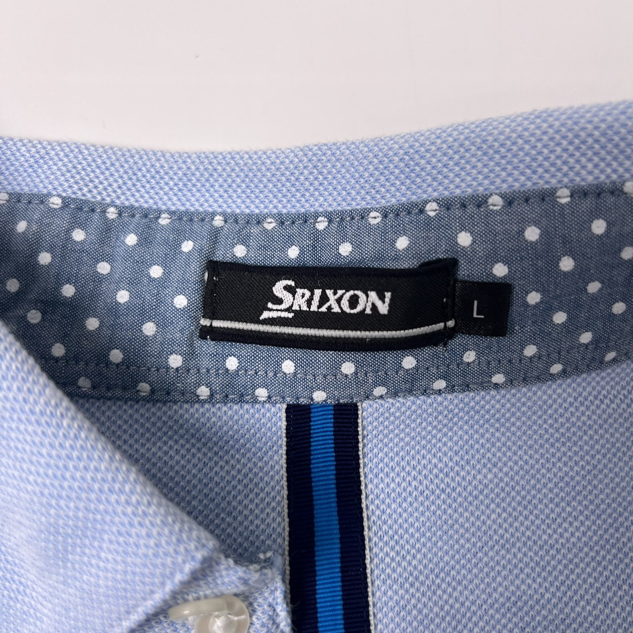 SRIXON スリクソン BD 半袖ポロシャツ L/ブルー 系/ゴルフ