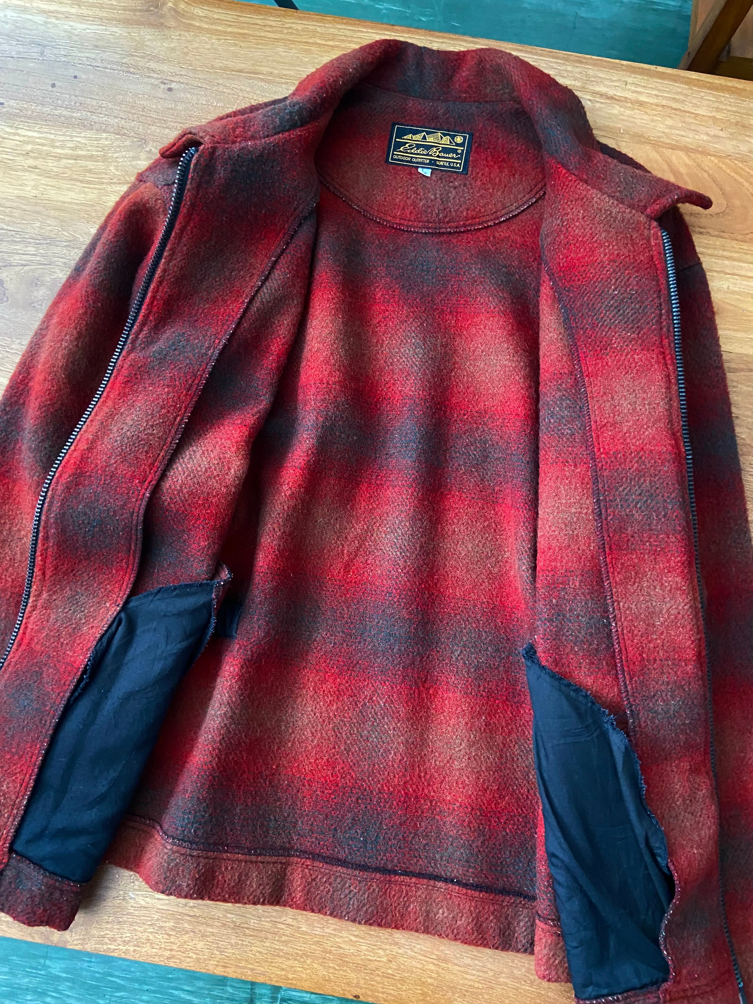 EDDIE BAUER / OMBRE CHECK WOOL JACKET | DEXIM