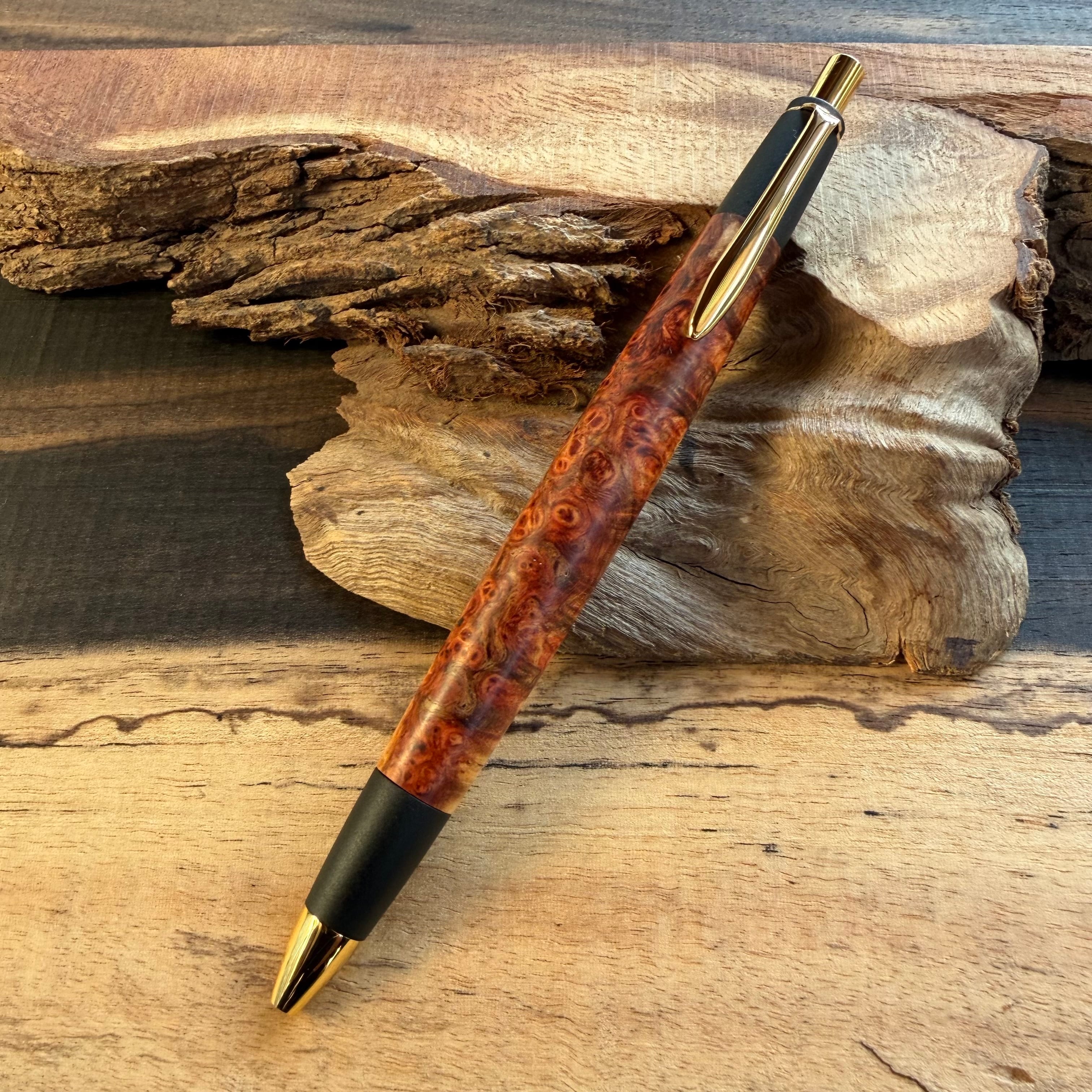 ボナンペン 花梨瘤 68 本花梨瘤源平 現品 | 『ボナン』 -木軸ペンの店-