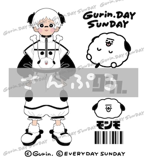 【受付終了しました】Gurin.×EVERYDAY SUNDAY まーくん＆モンモTee【Gurin.DAY SUNDAY】