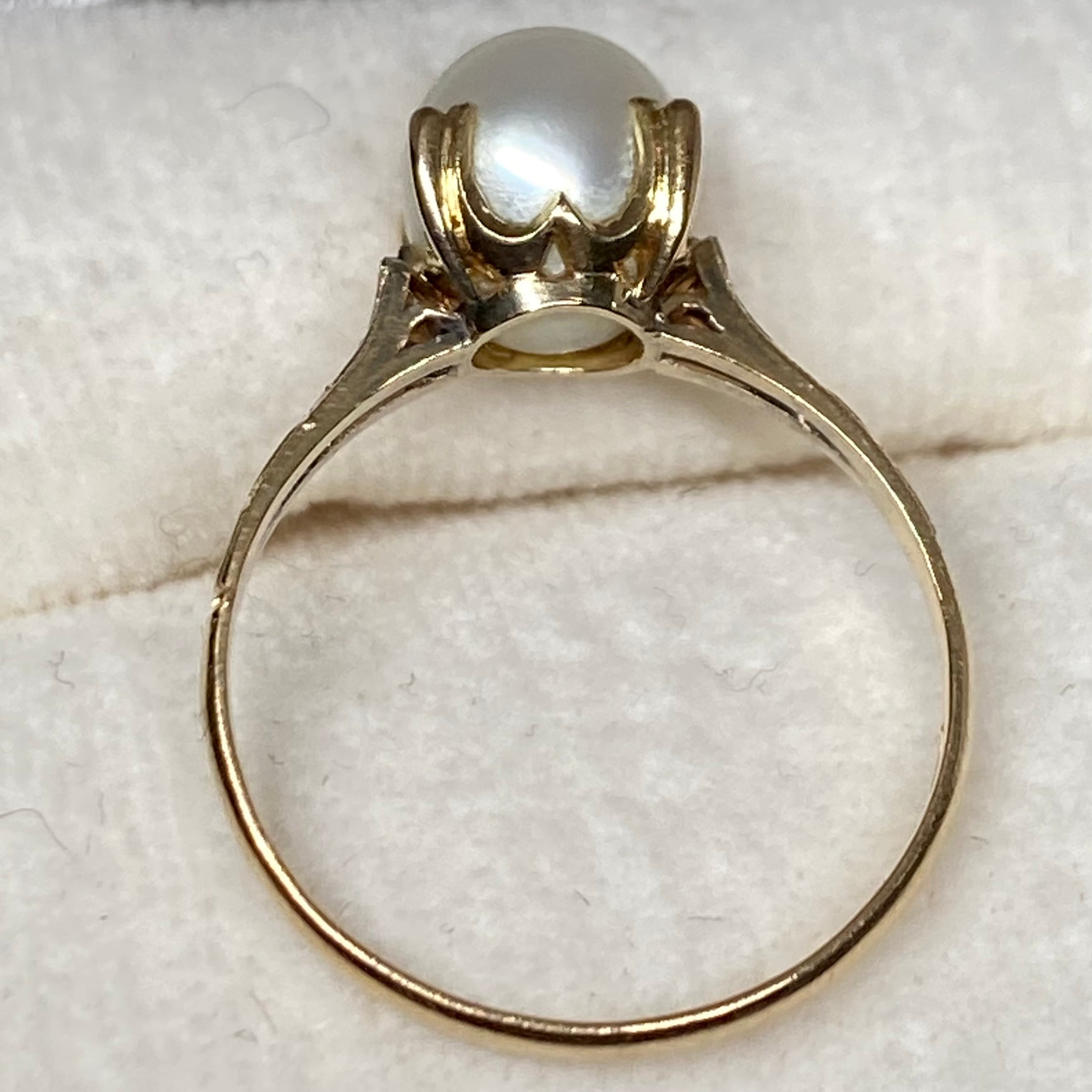 日本の昭和レトロなヴィンテージリングJapanese vintage ring 和彫り