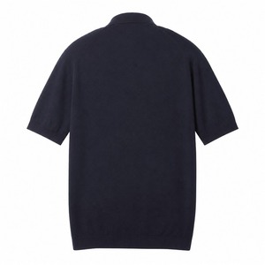 ★定価38,500円・新品未使用★ ジョンスメドレー ADRIAN エイドリアン 最高級シーアイランドコットン ニットポロシャツ ネイビー Mサイズ
