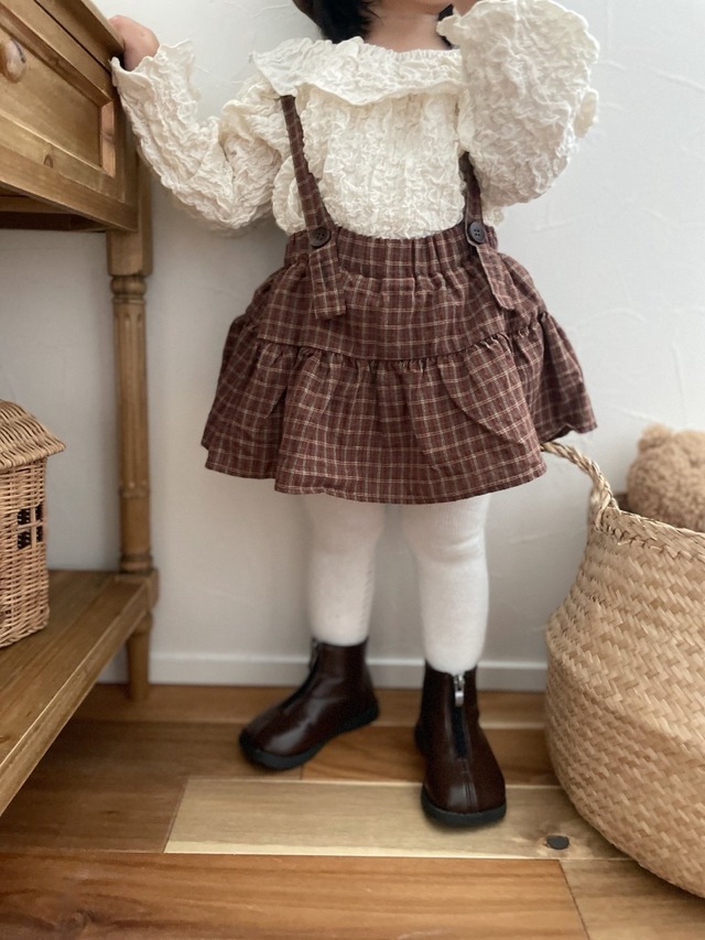 [mimimarket] check sus skirt