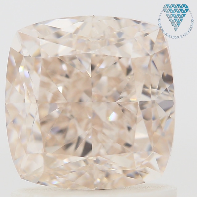 1.51 ct LIGHT  PINK-BROWN VVS2 CUSHION GIA 天然  ダイヤモンド ルース