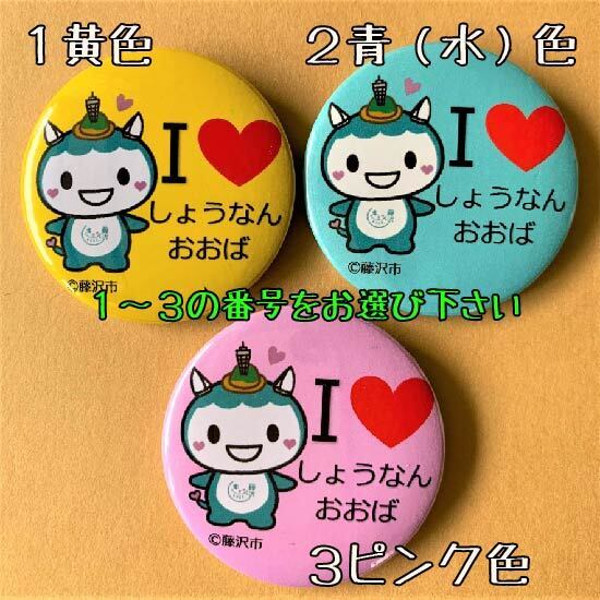 片瀬】ふじさわ13エリアつなぐバッジ | さざなみことりのバッジやさん