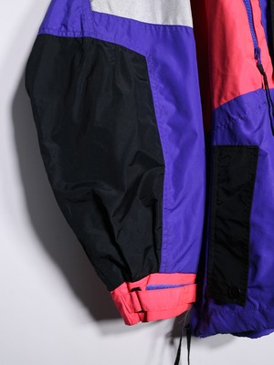 "Colombia" psychedelic coloring anorak parka