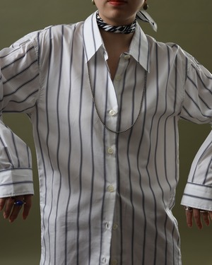 Dries Van Noten / Striped Pajama Shirt