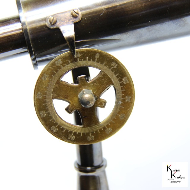 「ミニ天体望遠鏡」真鍮 単眼望遠鏡 接眼レンズ アンティーク風 ヴィンテージ風 レトロ インテリア マリン 船 船長 海賊 王冠 ロンドン