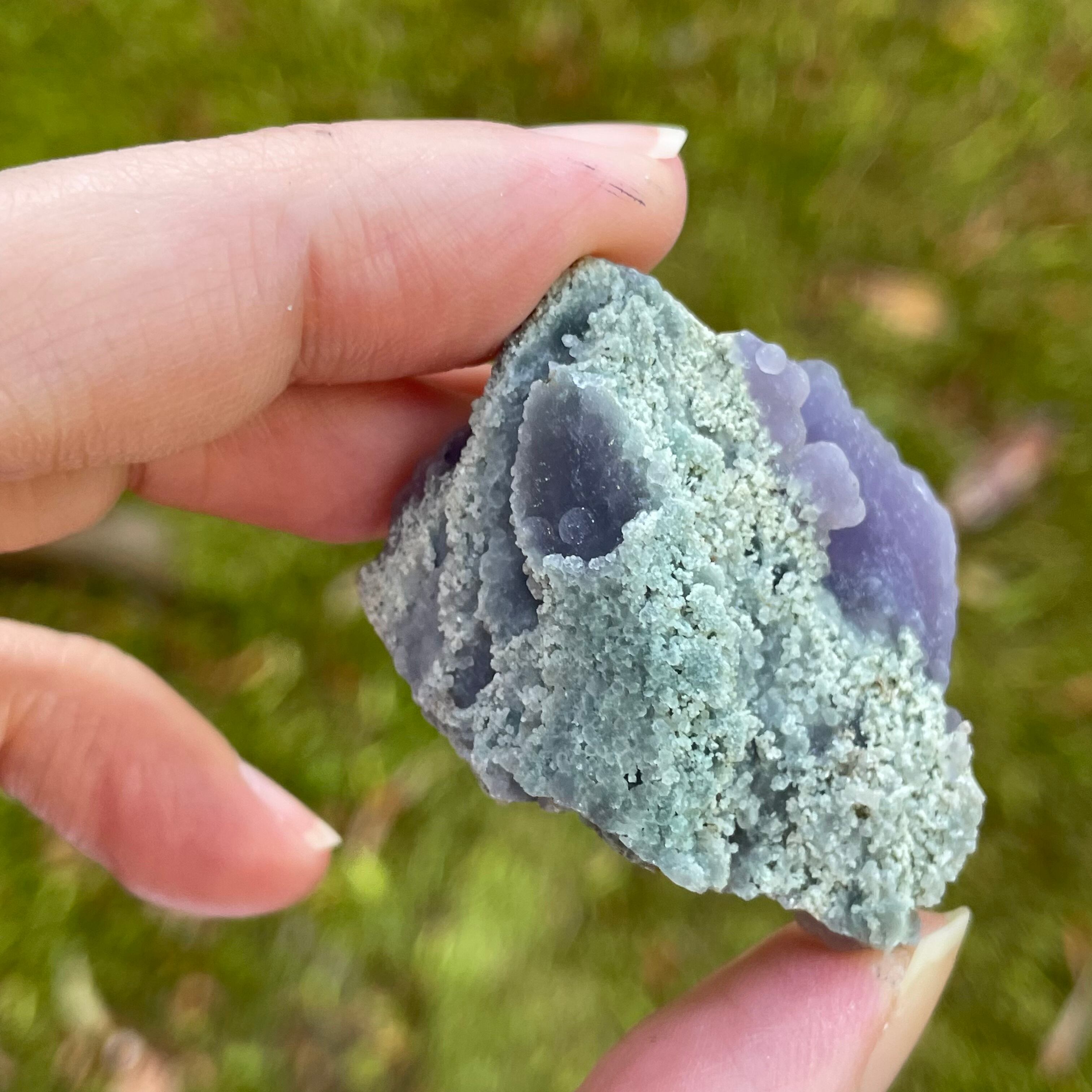 レアカラー グレープアゲート グレープカルセドニー グレープクォーツ