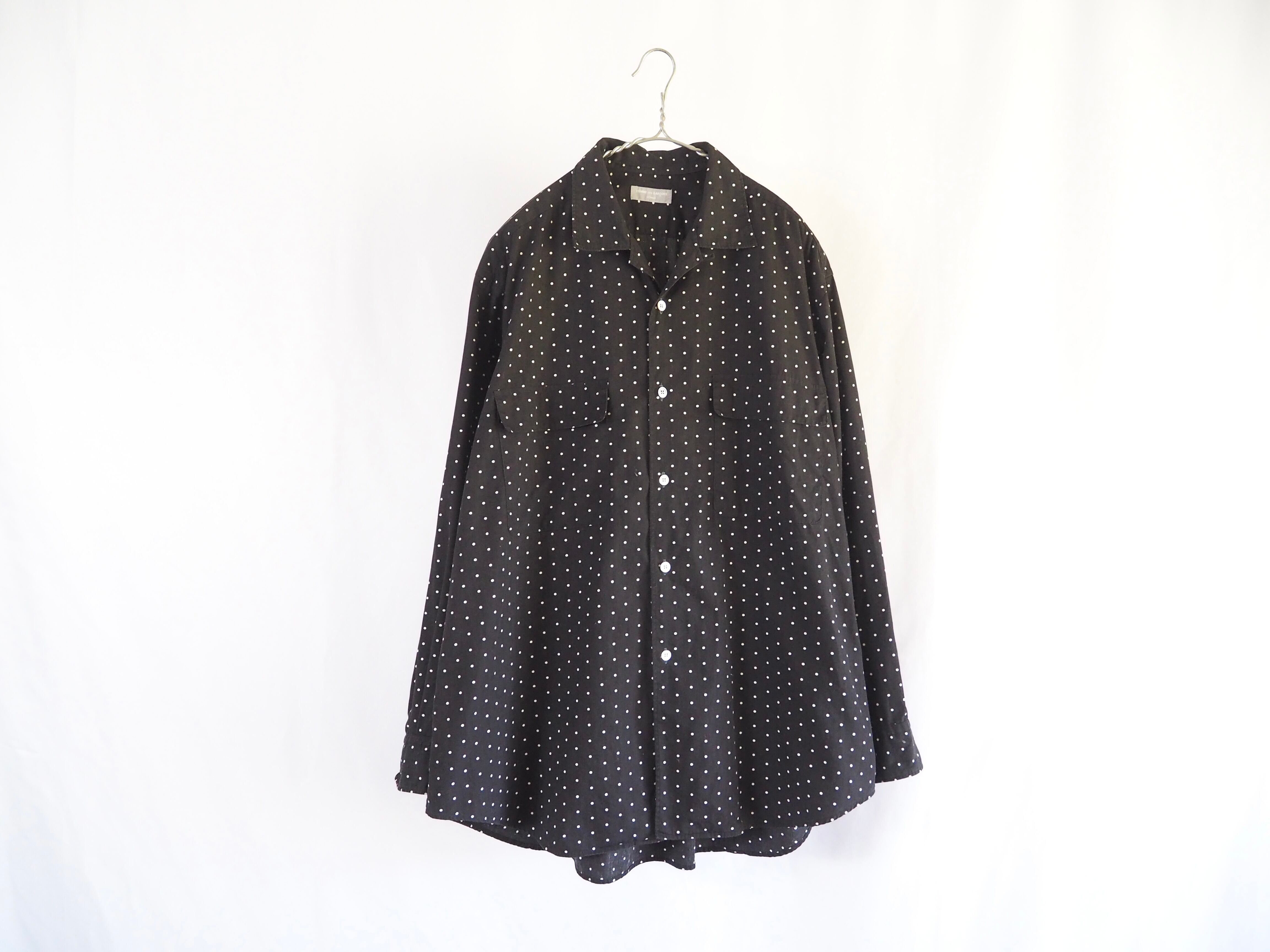COMME des GARCONS HOMME AD1989 open collar shirt