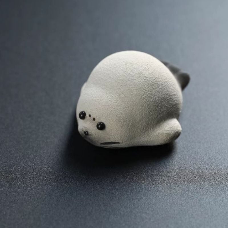 あざらし 置物 風水 インテリア オブジェ 卓上置物 動物 かわいい 癒し