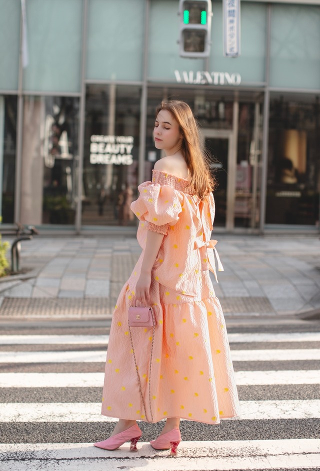 （original） フラワージャカードスカート