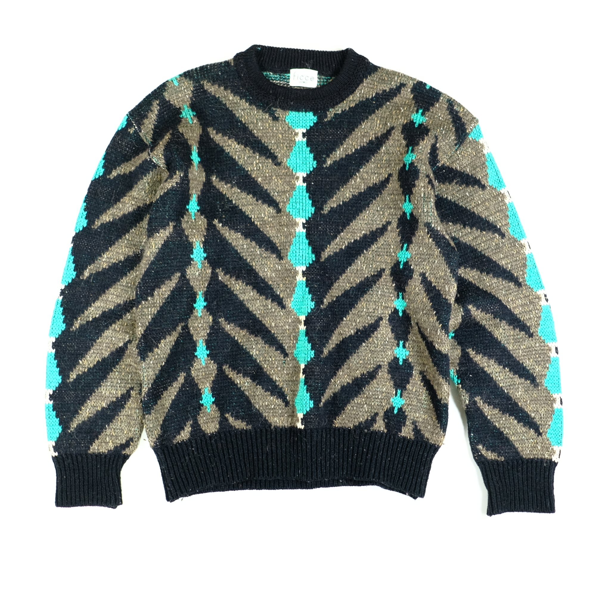 FICCE】フィッチェ ドン小西デザイン ビートたけし着 総柄ニット