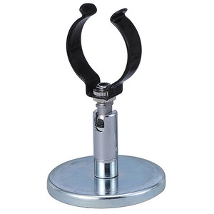 ピカピカスタンド 1個 AR-1495 LEDライト(別売)を差し込むだけ チューブライトも固定できます マグネット式固定金具 アラオ ARAO　AR1495　マグネット式なので簡単に設置できます 可動式でタテ置き、ヨコ置き自由自在です