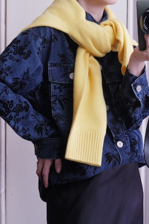 frocky print denim shirt navy