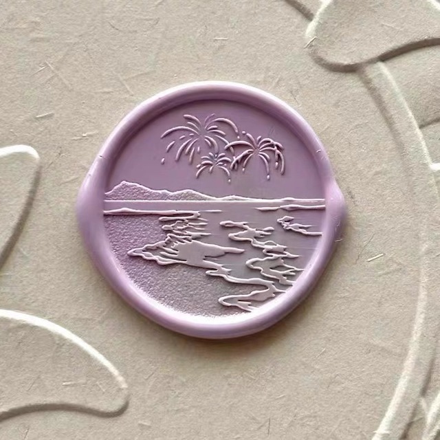 海辺の花火｜Fireworks by the Sea 25mm・シーリングスタンプ