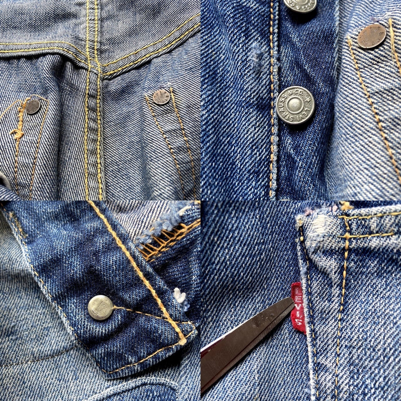 60年代 Levi's リーバイス 501XX 紙パッチギャラ無し ストレート ...