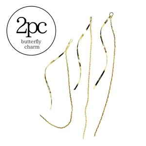 【A848-2】デザインチェーンチャーム　2個